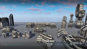 Unity Asset Store Pack - SciFi Industrial Level Kit 2.0. (Download link below)