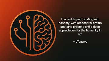eTapuwa | AI Art Ethics Commitment | (Official Lyric Video)