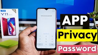 How to set App privacy password for app lock in Vivo Y11 screenshot 1