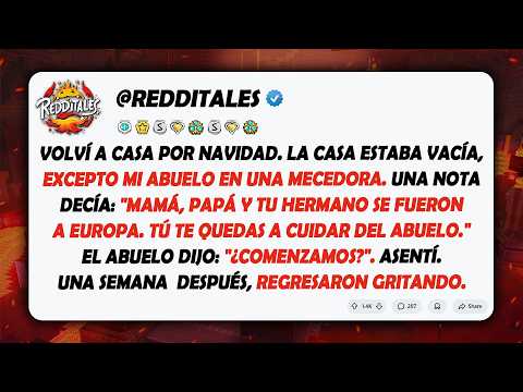 Mi padre me dejó sola con el abuelo en Navidad. Una semana lo cambió todo...
