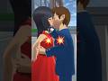 First Kiss With My School Crush ❤️ | Sakura School Simulator #sakuraschoolsimulator #gamingshorts