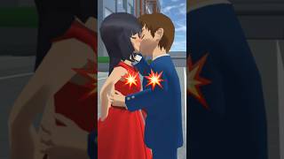 First Kiss With My School Crush ❤️ | Sakura School Simulator #sakuraschoolsimulator #gamingshorts