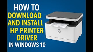 Download & Install Any HP Printer Driver in Windows 10|HP Printer Ko Computer Se Kaise Connect Kare