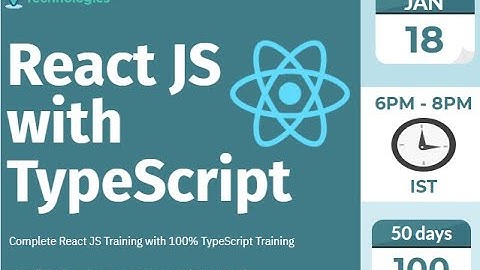 React JS with TypeScript Course Introduction Demo | UiBrains | NAVEEN SAGGAM