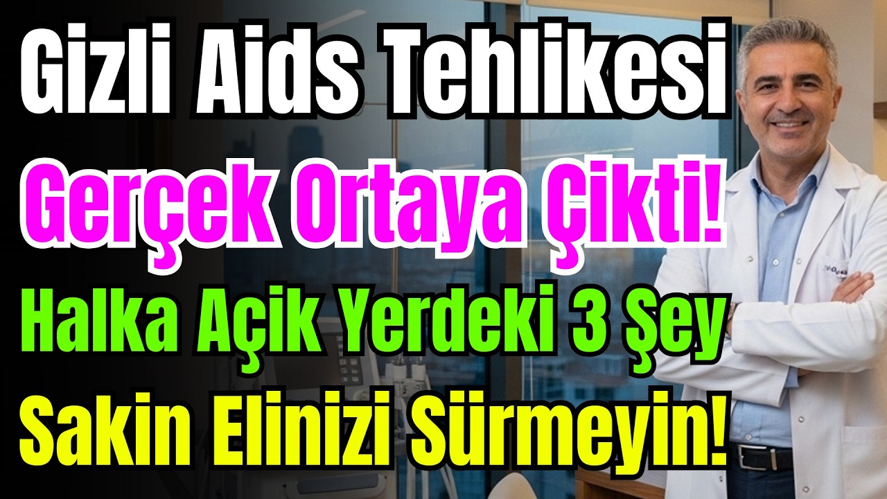 AIDS Salgını Büyüyor! Kamusal Alanlarda Farkında Olmadan Dokunduğunuz Bu 3 Şey Risk Taşıyor!