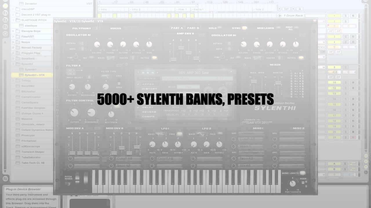 Sylenth bank FREE / Electro, House, Dubstep, and many more..