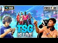 Free Fire Ao Vivo Team TSG ARMY Practising For Tournaments - Free Fire Mobile Gameplay