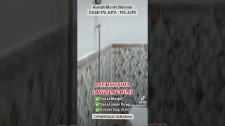 Jual Rumah 175 Juta Sukodono Sidoarjo Kredit Dp 75 Juta Langsung Huni 085707123455