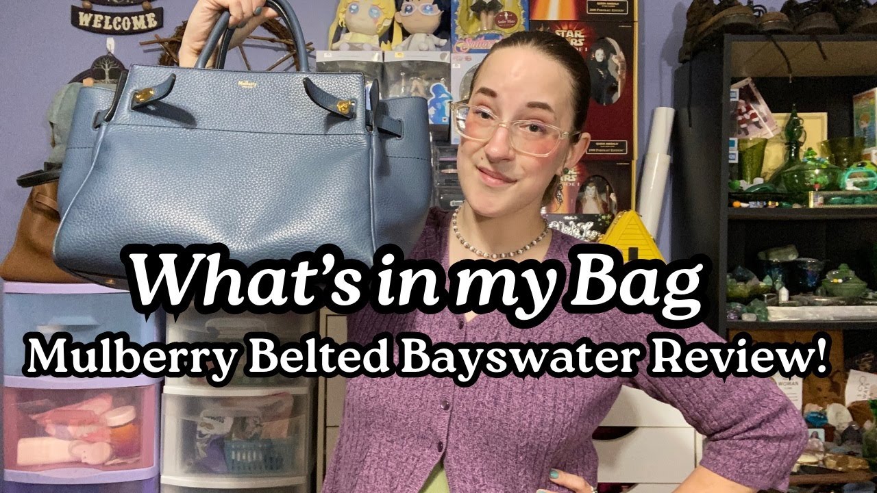 What's in my Bag Mulberry Belted Bayswater Review! - YouTube What's in my Bag Mulberry Belted Bayswater Review! - YouTube
