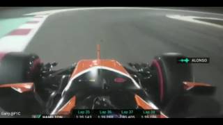 Fernando alonso answering radio messages of 'plan b' 'do what ever you
want mate' at the bahrain gp 2017