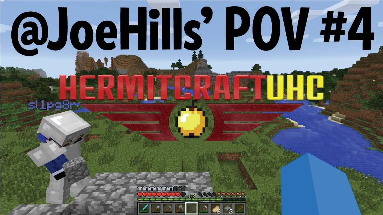 infernal dragon UHC with Hermitcraft s1e4 - Joe Hills POV