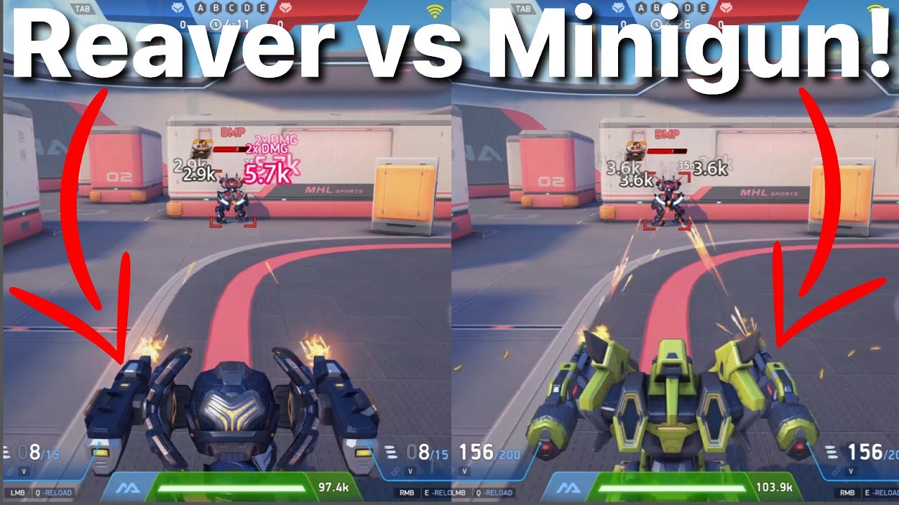 Reaver сильнее Minigun?