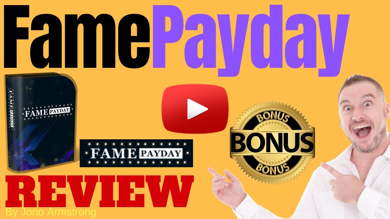 Fame Payday ⚠️ WARNING ⚠️ DON'T GET THIS WITHOUT MY 👷 CUSTOM 👷 BONUSES!!