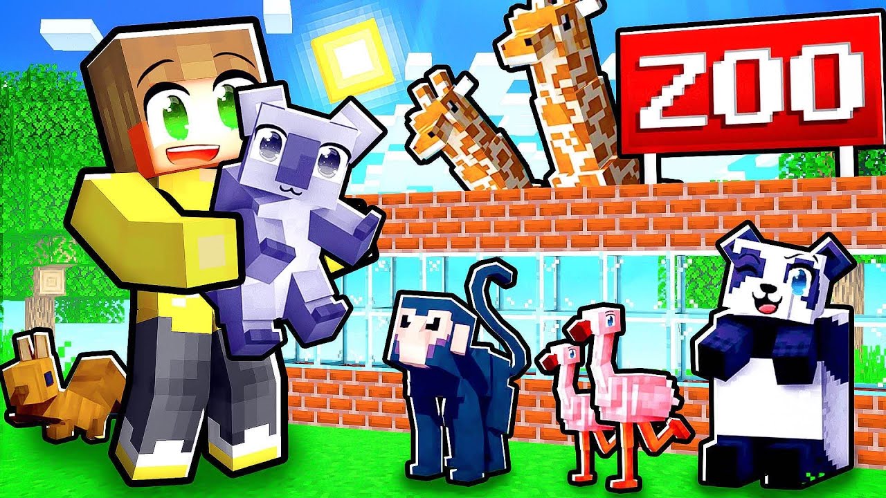 Ik Open Mijn Eigen Dierentuin in Minecraft! 🦁✨