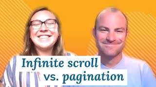 Pagination vs. Infinite Scroll | Monday Marketing Minute by Oneupweb