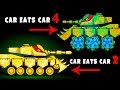 Эволюция ТАНК Машина Ест Машину 2 vs ТАНК Car Eats Car Multiplayer - сравнение новой тачки со старой