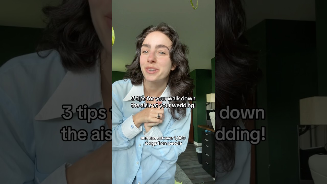 3 tips for your walk down the aisle! 