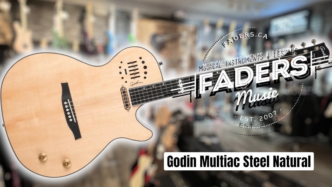 Godin Multiac Steel Natural – A Fingerstyle Powerhouse w/ LR Baggs