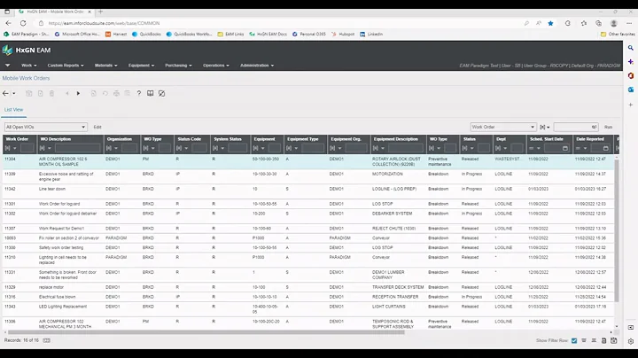 Hexagon EAM Mobile Dataspys