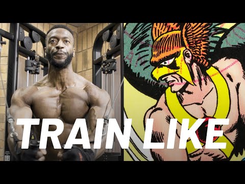 Black Adam's Aldis Hodge 'Hawkman Chest Workout' | Train Like a Celebrity | Men's Health