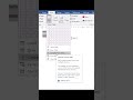 Convert Text Into Table in 2 sec🤯 #computereducation #msword #trending #ytshorts #viral #tricks