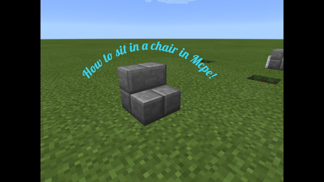 how-to-sit-in-a-chair-for-mcpe-no-mod-i-mean-sit-in-a-stair-that-looks