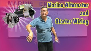 Marine Alternator and Starter Wiring