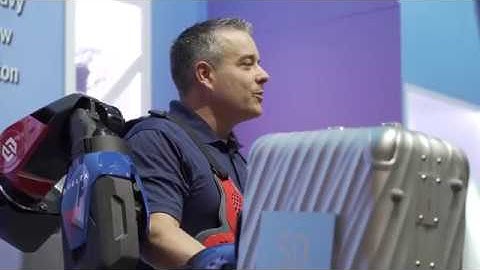CES 2020 - Sarcos Robotics & Delta Airlines Guardian XO Exoskeleton Experience