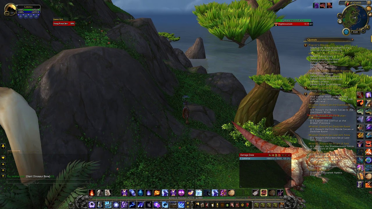 World of Warcraft Primal Egg in under 4 minutes   Isle of Giants