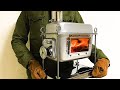 This wood stove was made without welding 2 - Homemade hot tent stove version 2