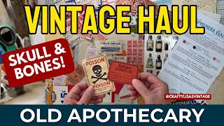 Vintage Apothecary Haul Unboxing  - New Ephemera Kits