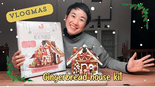 DIY Gingerbread house kit l ซื้อบ้านขนมปังขิงมาประกอบเอง มาดูกันว่าจะรอดหรือจะร่วง