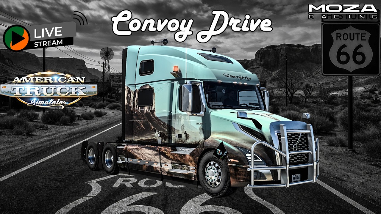 MOZA Truckin' Tuesday | ATS | Convoy | Heading East 🚛
