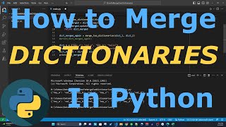 How to Merge Two Dictionaries | Python
