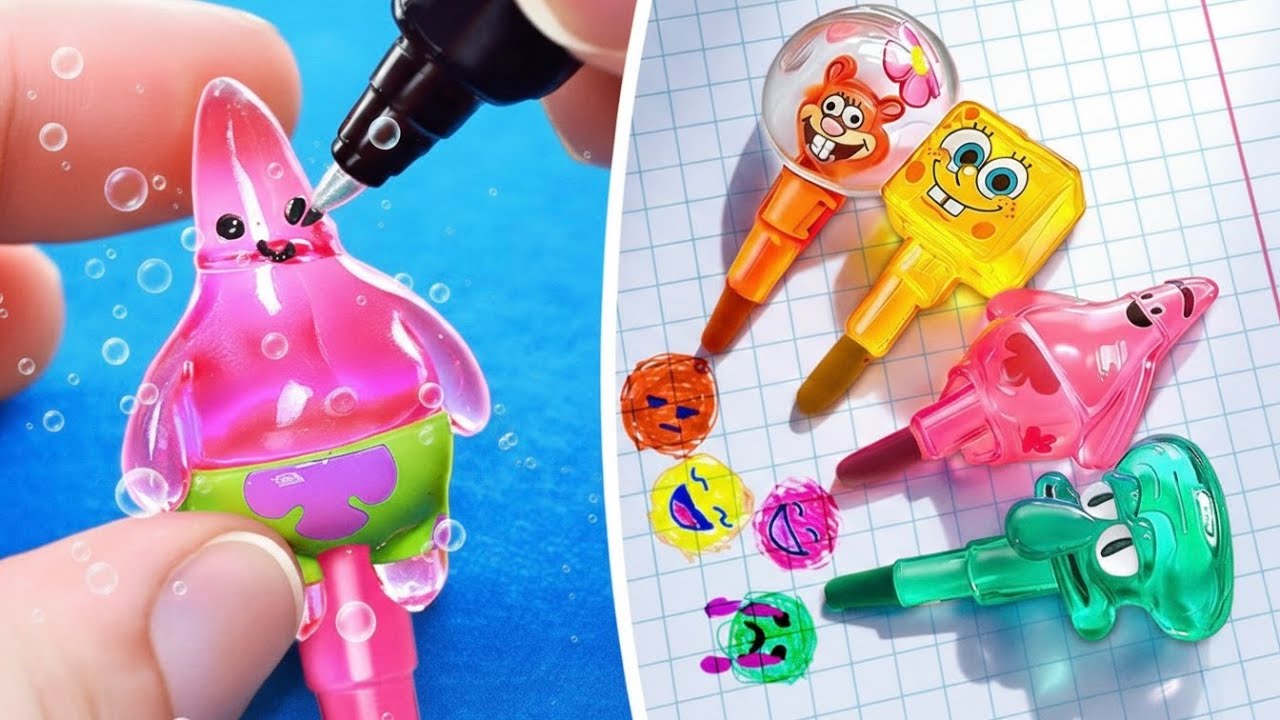 Ideias Mini DIY do Bob Esponja! 🧽🏠 *Casas de Papelão Incríveis*