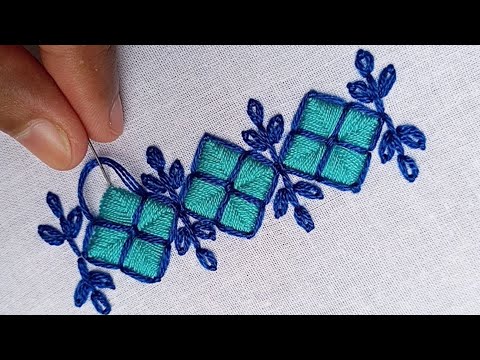 Super Splended Simple BorderLine Stitch for Beginner|Hand Embroidery ...