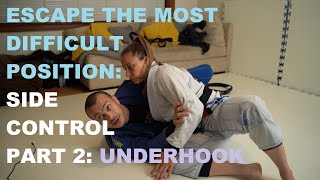 Escape side control fundamentals part 2:  Underhook escape (Lachlan Giles)