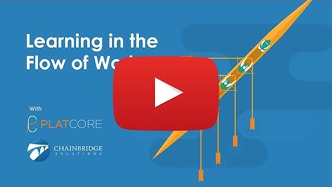 Creating Learning Workflows with PlatCore