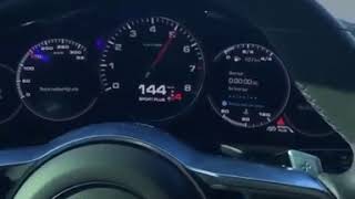 Araba Snapleri̇ Porsche 3.0 Benzi̇n Turbo Hiz Denemesi̇ Snap