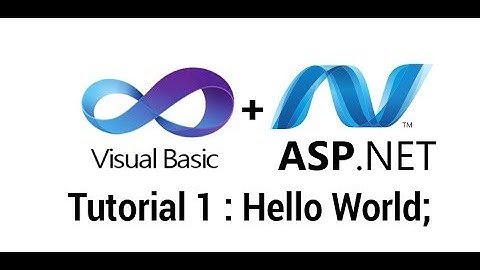 Hello World - Visual Basic ASP.NET Web Tutorial