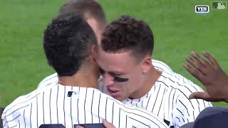 Download Mp3 FULL INNING Aaron Judge s 60th homer then Giancarlo Stanton s walk off grand slam for Yankees win