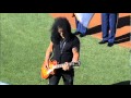 Slash plays national anthem