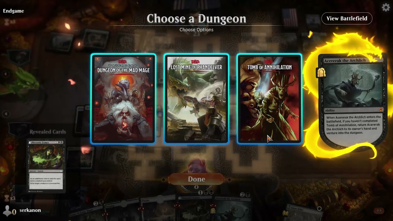 MTG Arena Yawning Portal Singleton