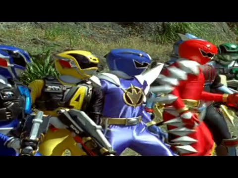 Power Rangers S.P.D - History - SPD and DinoThunder - Team up Morph and Battle