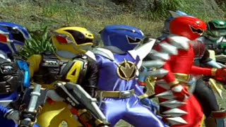 Power Rangers S.P.D - History - SPD and DinoThunder - Team up Morph and Battle