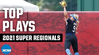 Best defensive plays from 2021 NCAA softball super regionals