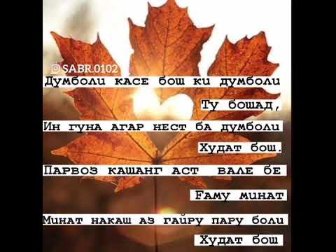 Бошад ба. Думболи Касе бош. Дунболи Касе бош ки дунболи ту бошад. Думболи Касе бош ки думболи ту. Икболи Худат бош.