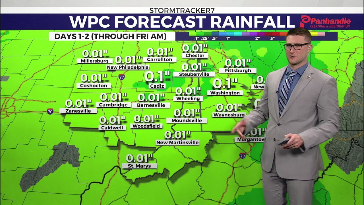 Light rain moves in Thursday morning - YouTube