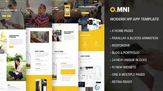 Omni | Stylish Powerful One Page and Multipage App and Software WP Theme | Themeforest Website screenshot 5