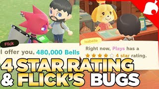 Island rating of 4 Star & Flick Visits for BIG Bells! Animal Crossing New Horizons